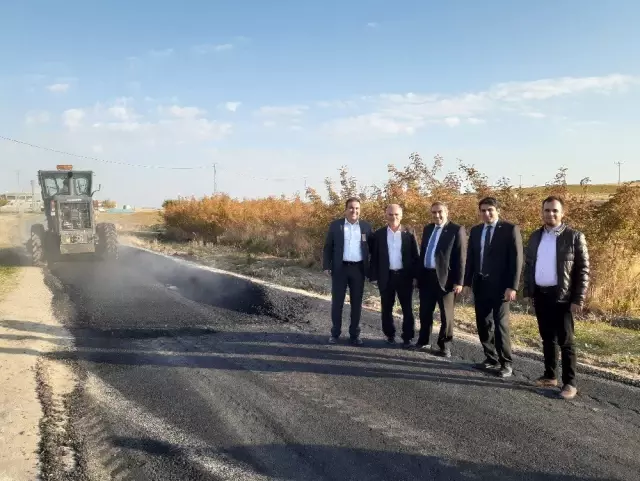 Samsat'ta yollarda yama çalışması başladı