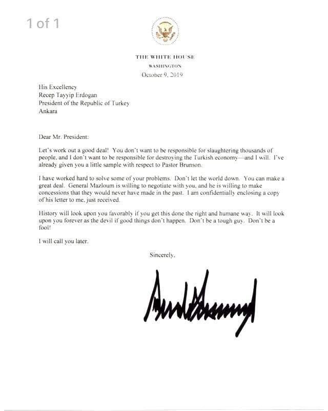 Son dakika: Erdoğan, Trump'ın gönderdiği mektupların akıbetini açıkladı: Sayın Başkan'a geri takdim ettim