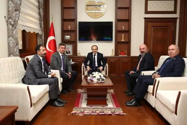 TBB Başkanı Metin Feyzioğlu, Vali Cüneyt Epcim'i ziyaret etti