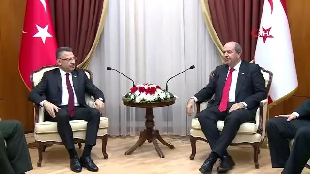 Akıncı, Cumhurbaşkanı Yardımcısı Oktay başkanlığındaki heyeti kabul etti Akıncı, Cumhurbaşkanı Yardımcısı Oktay başkanlığındaki heyeti kabul etti
