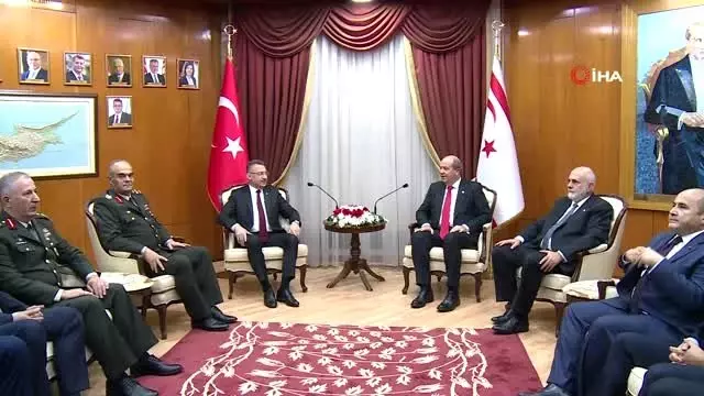 Akıncı, Cumhurbaşkanı Yardımcısı Oktay başkanlığındaki heyeti kabul etti Akıncı, Cumhurbaşkanı Yardımcısı Oktay başkanlığındaki heyeti kabul etti