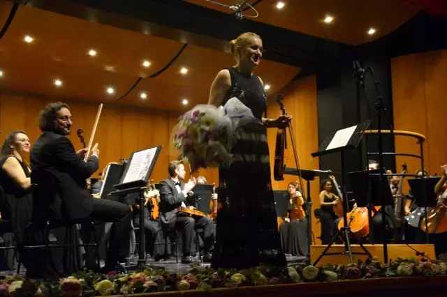 BBDSO keman sanatçısı Rebekka Hartmann'ı ağırladı