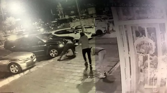 Büyükçekmece'de kasklı saldırgan dehşet saçtı