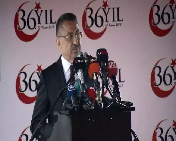 Fuat Oktay'dan Kıbrıs'ta doğalgaz açıklaması: Geri adım atılmayacak Fuat Oktay'dan Kıbrıs'ta doğalgaz açıklaması: Geri adım atılmayacak