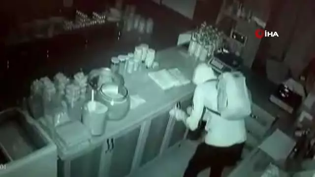Kapüşon bal hırsızı kamerada Kapüşon bal hırsızı kamerada