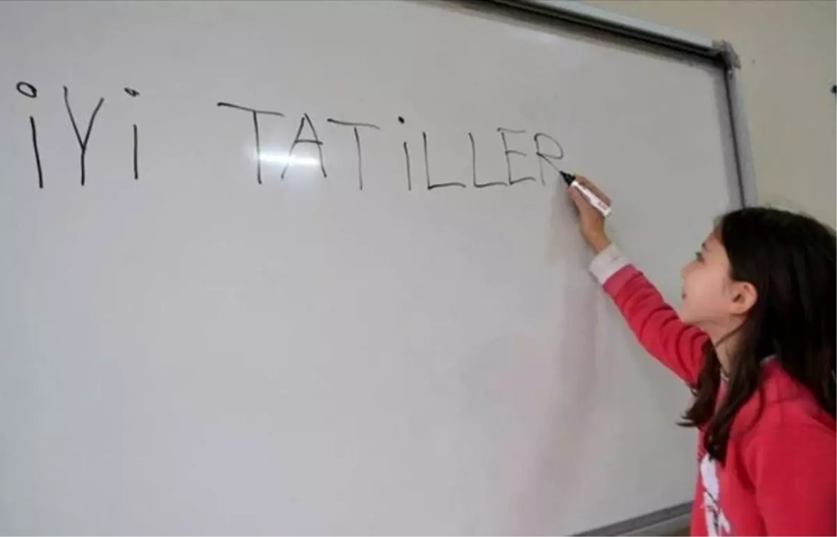 Okullarda ilk ara tatil bugün başlıyor