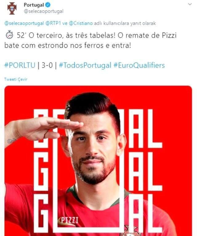 Portekiz Milli Takımı, gol anonsunu asker selamıyla verdi! UEFA şimdi ne yapacak?