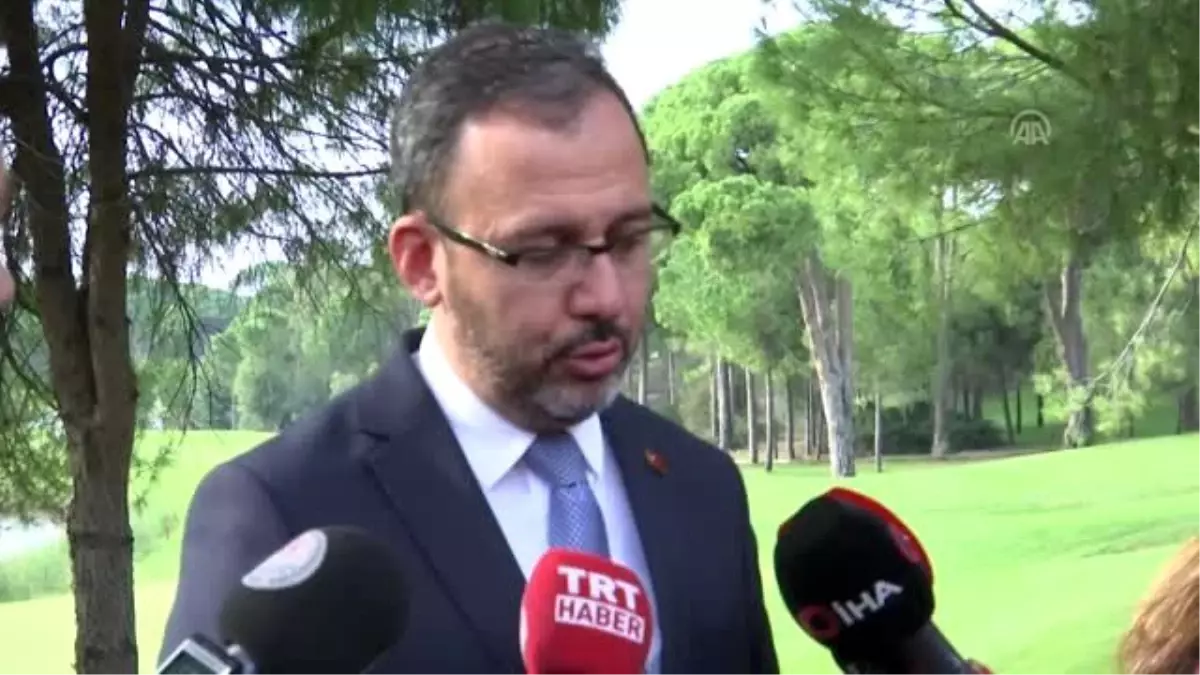 (TEKRAR) Bakan Kasapoğlu: 'Yarınki maçta inşallah EURO 2020'nin anahtarını alacağız'