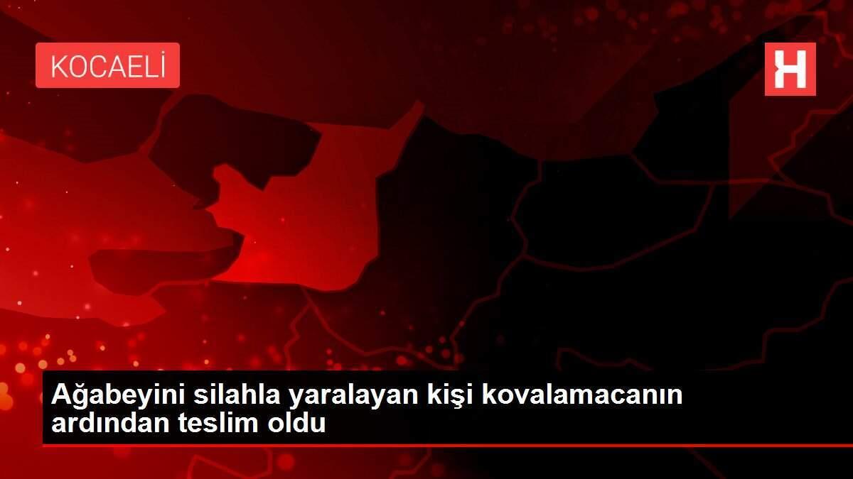 Ağabeyini silahla yaralayan kişi kovalamacanın ardından teslim oldu