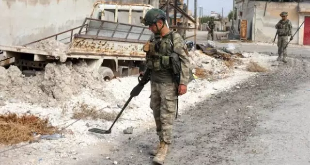 Barış Pınarı Harekatı bölgesinde 988 EYP ve 442 mayın etkisiz hale getirildi