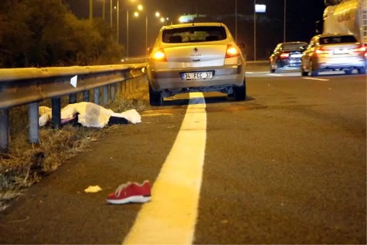 Bolu'da, TEM yolunda otomobilin çarptığı kadın öldü