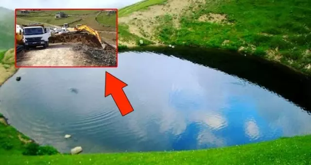 Dipsiz Göl'ün kurumasına neden olan kazı çalışması sonrası, sorumlular açığa alındı