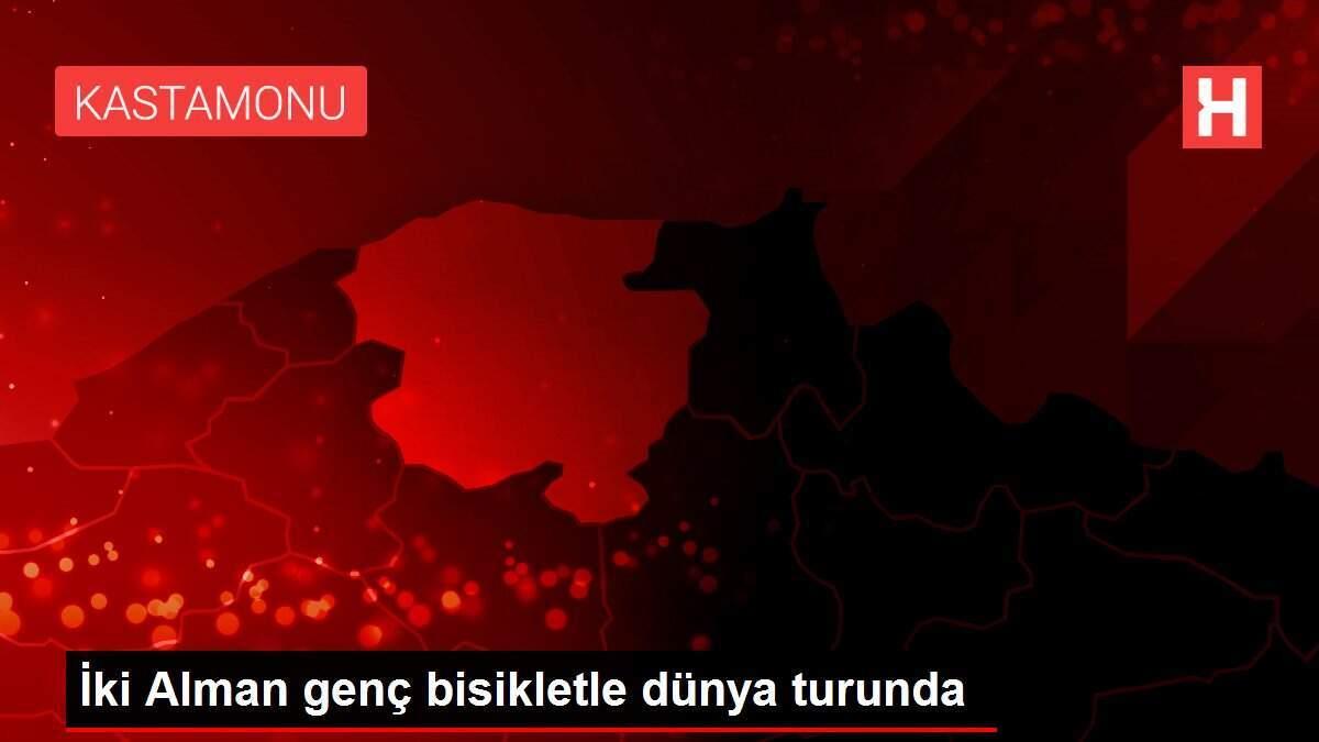 İki Alman genç bisikletle dünya turunda