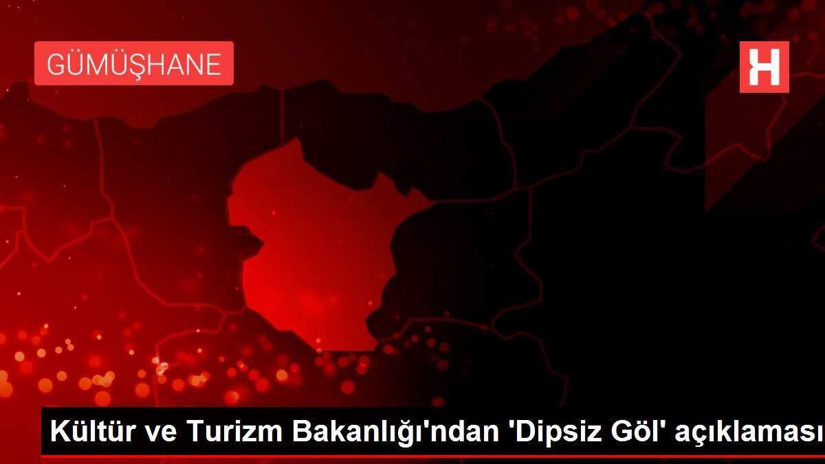 Kültür ve Turizm Bakanlığı'ndan 'Dipsiz Göl' açıklaması