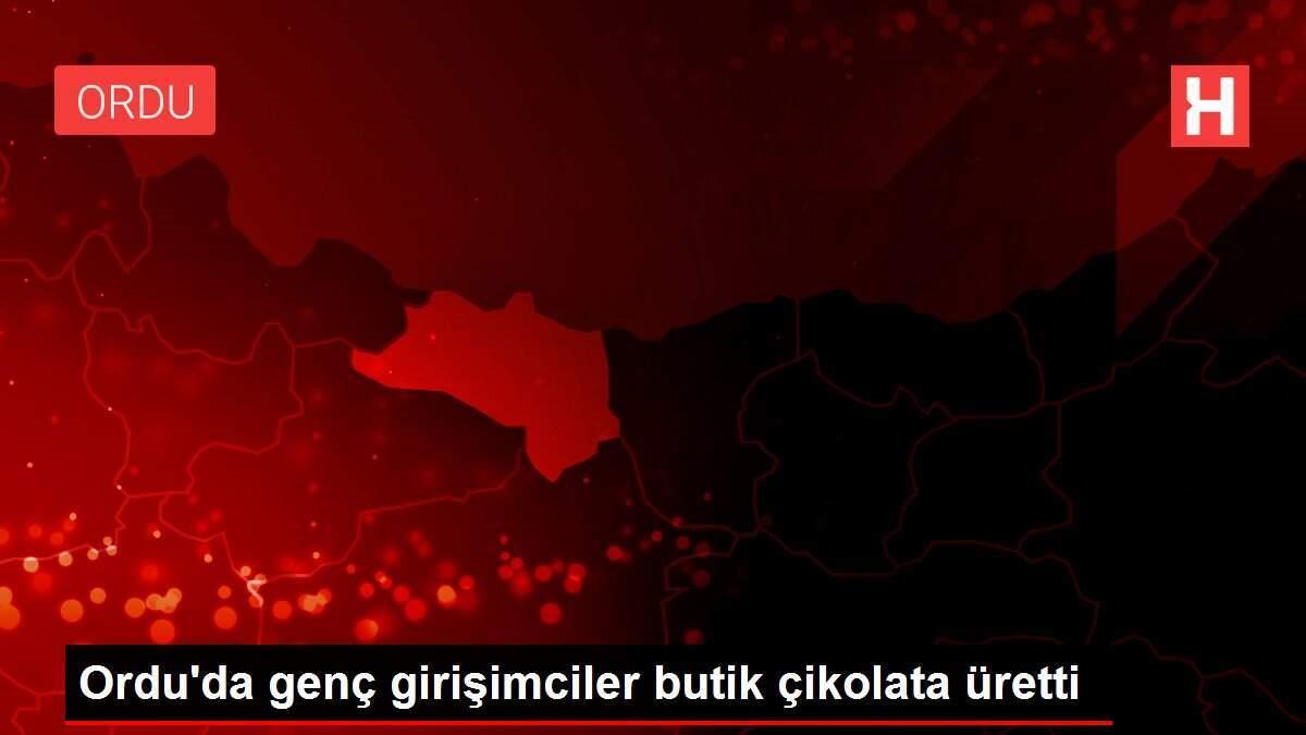 Ordu'da genç girişimciler butik çikolata üretti