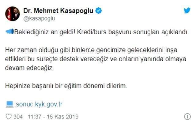 Son dakika: Yüz binlerce öğrencinin merakla beklediği KYK kredi/burs sonuçları açıklandı