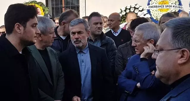 Aykut Kocaman ve Aziz Yıldırım Nihat Çetin'in cenazesinde bir araya geldi