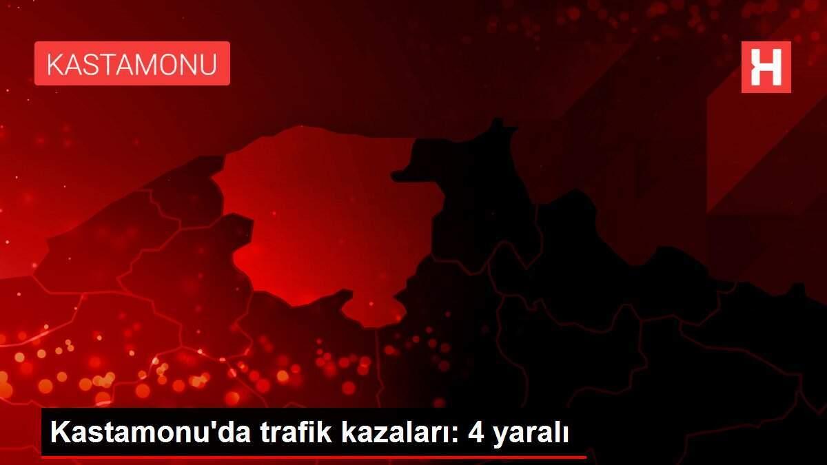 Kastamonu'da trafik kazaları: 4 yaralı Kastamonu'da trafik kazaları: 4 yaralı