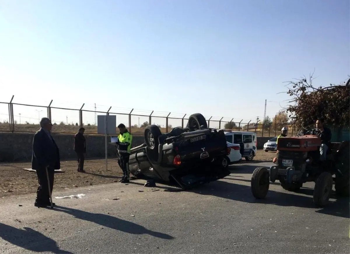 Malatya'da trafik kazası: 1 yaralı