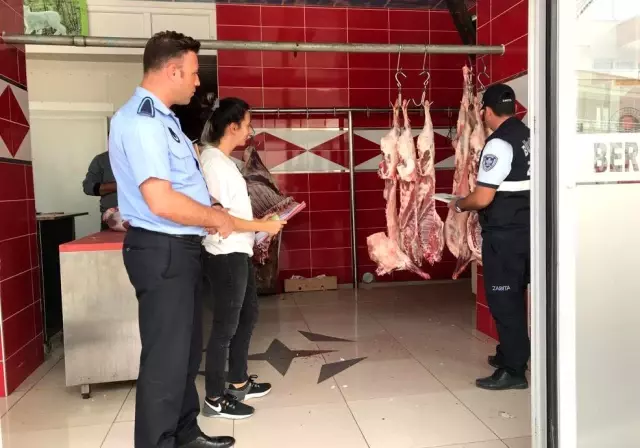 Mersin'de kaçak et denetimi