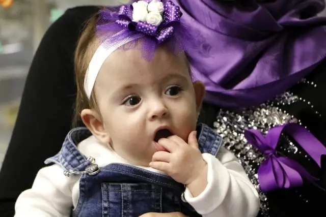 Yaşamaz denilen Hafsa Ceren bebek hayata tutunup 13 aylık oldu Yaşamaz denilen Hafsa Ceren bebek hayata tutunup 13 aylık oldu