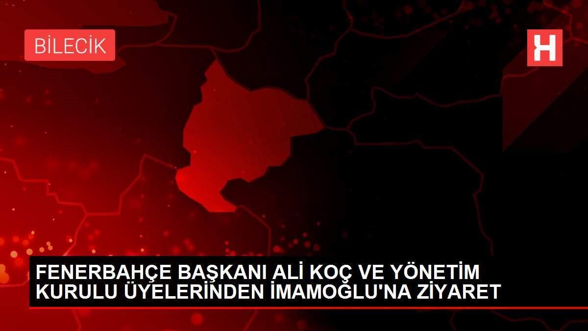 FENERBAHÇE BAŞKANI ALİ KOÇ VE YÖNETİM KURULU ÜYELERİNDEN İMAMOĞLU'NA ZİYARET