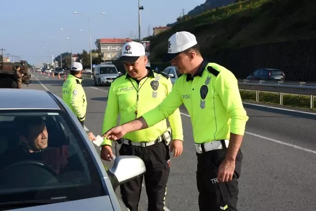 Ordu'da son bir haftada 114 araç trafikten men edildi Ordu'da son bir haftada 114 araç trafikten men edildi