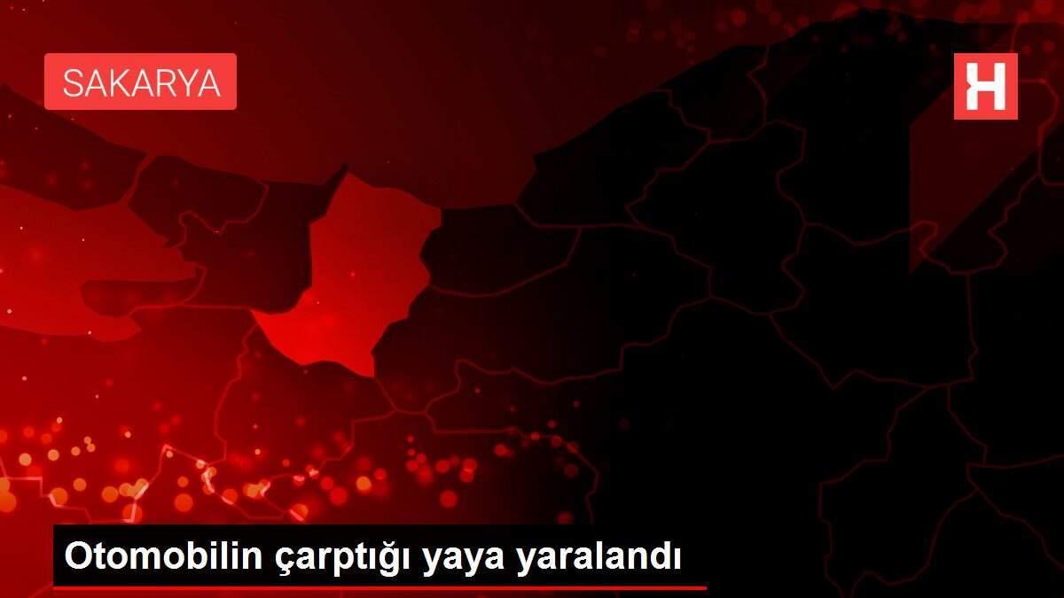 Otomobilin çarptığı yaya yaralandı