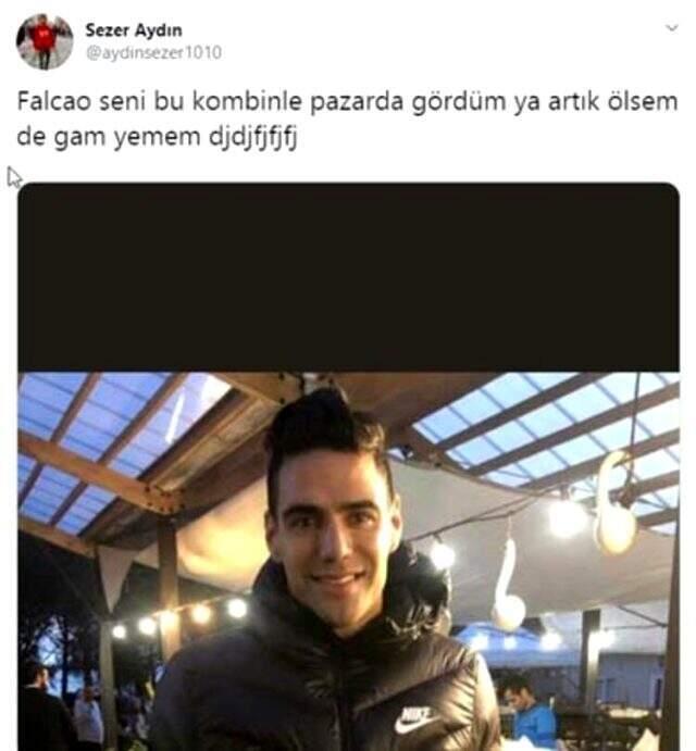Radamel Falcao'nun semt pazarındaki görüntüsü olay oldu!