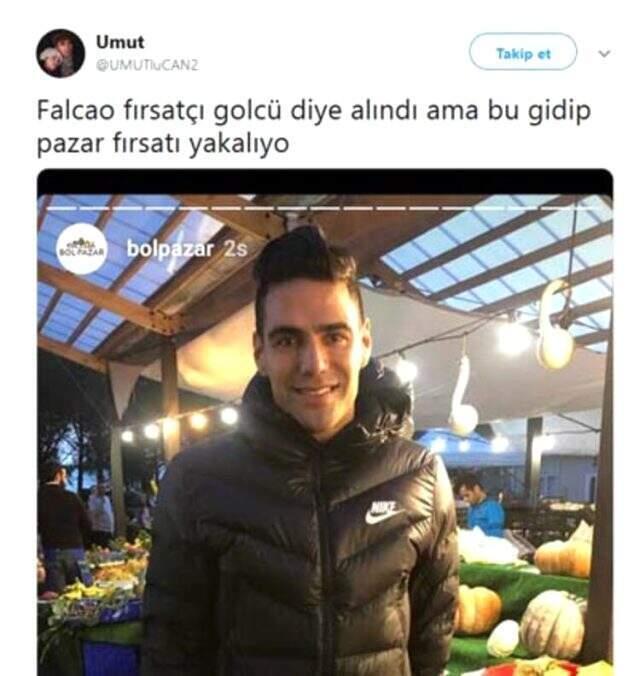 Radamel Falcao'nun semt pazarındaki görüntüsü olay oldu!