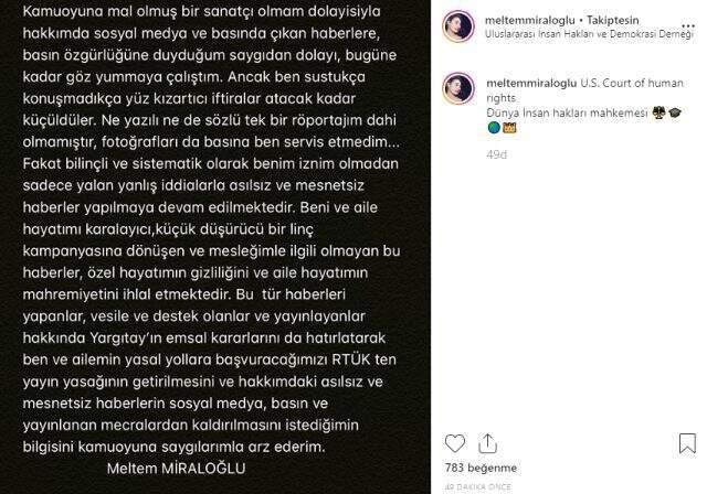 80 yaşındaki Patrick'le evlenen oyuncu Meltem Miraloğlu, hakkındaki haberlere isyan etti