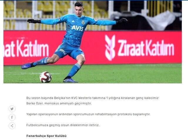 Berke Özer ameliyat edildi