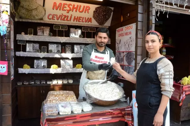 Ordu'nun cevizli helvasını yiyen kışın üşümüyor