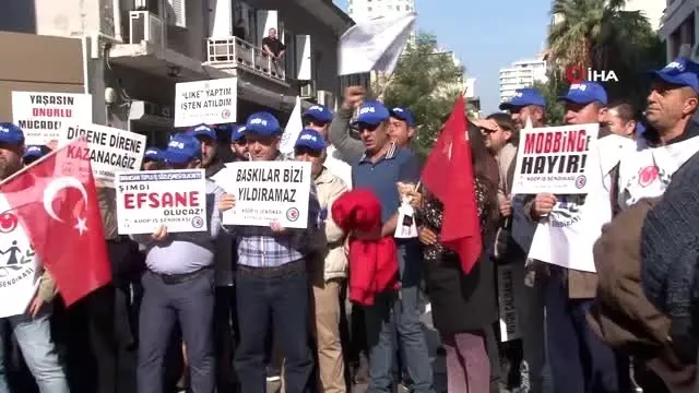 Çok sayıda işçi çıkaran giyim sektörünün devine protesto