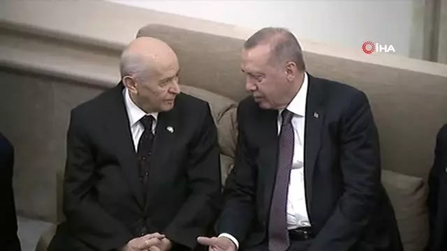 Cumhurbaşkanı Erdoğan, MHP lideri Bahçeli ile görüştü Cumhurbaşkanı Erdoğan, MHP lideri Bahçeli ile görüştü