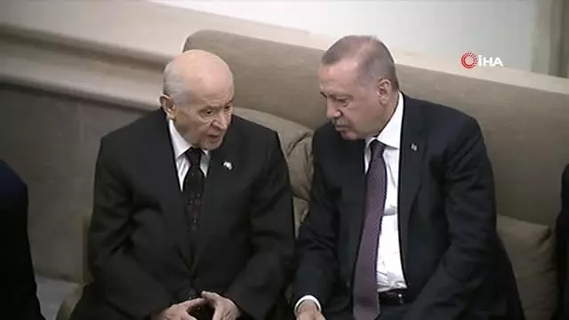 Cumhurbaşkanı Erdoğan, MHP lideri Bahçeli ile görüştü Cumhurbaşkanı Erdoğan, MHP lideri Bahçeli ile görüştü