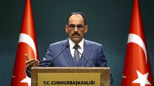 Cumhurbaşkanlığı sözcüsü Kalın: 2 devletli çözüm bulunana kadar Filistin halkının yanındayız