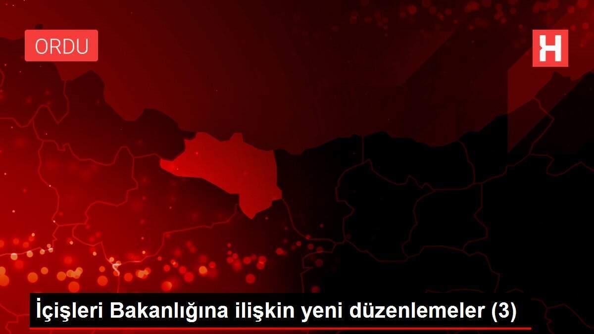 İçişleri Bakanlığına ilişkin yeni düzenlemeler (3)