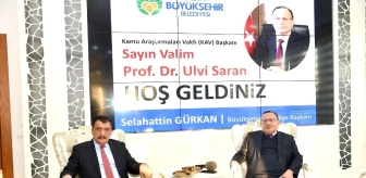 Kamu Araştırmaları Vakfı Başkanı Saran'dan Başkan Gürkan'a ziyaret