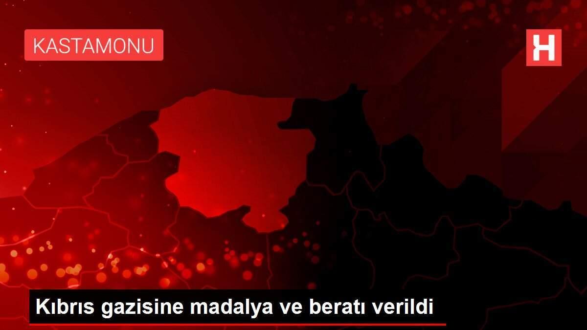 Kıbrıs gazisine madalya ve beratı verildi