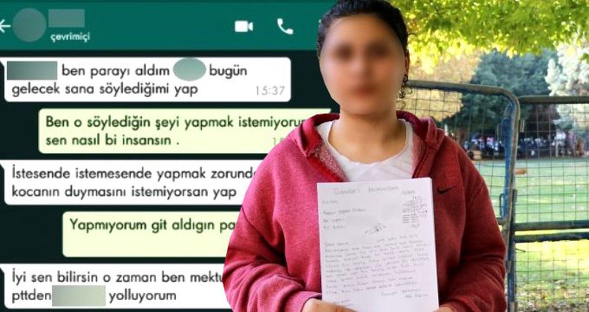 Tecavüz görüntüleriyle fuhuşa zorlanan kadın, yazışmaları delil olarak sundu
