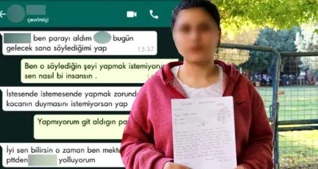Tecavüz görüntüleriyle fuhuşa zorlanan kadın, yazışmaları delil olarak sundu
