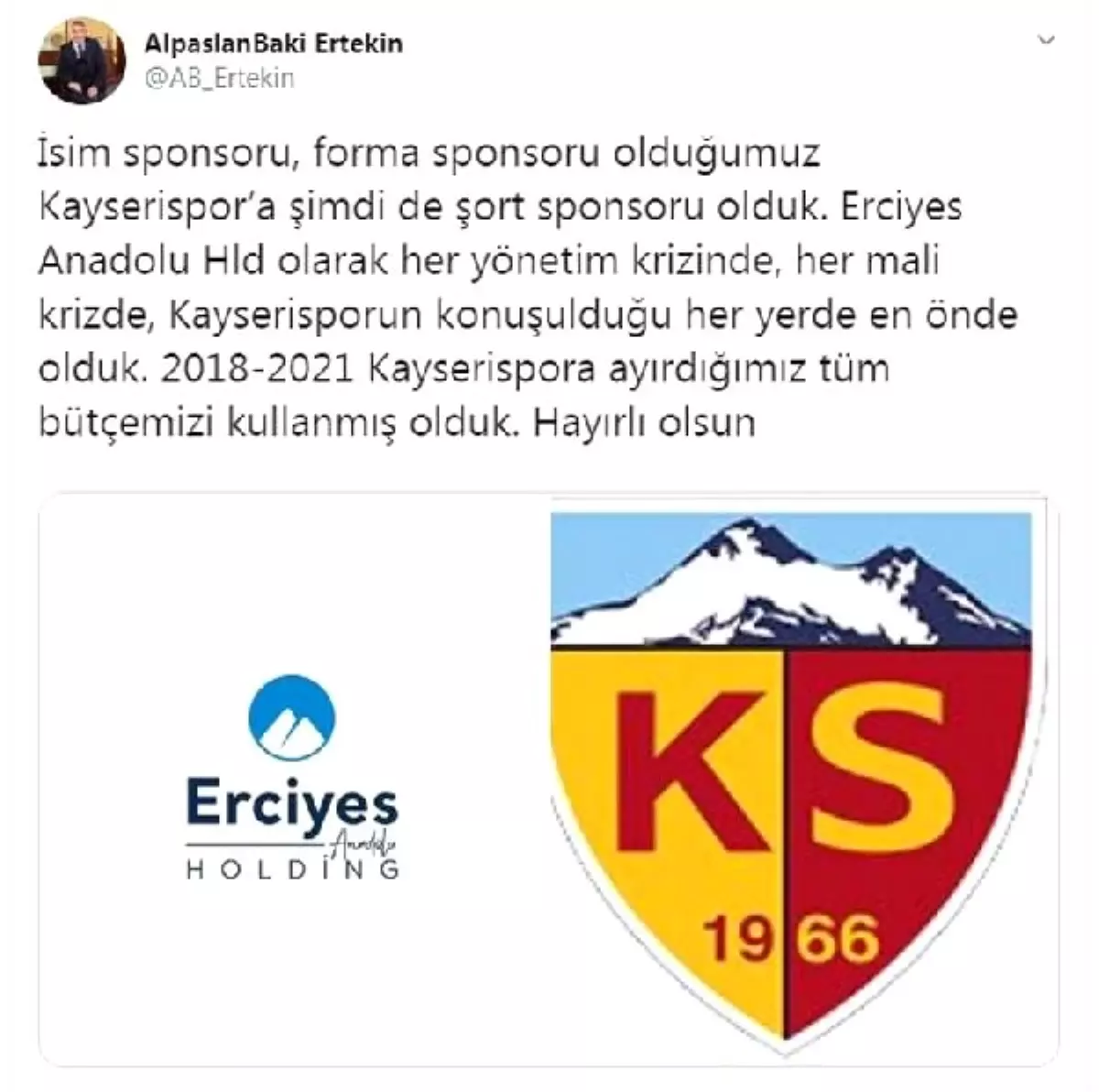 Kayserispor'a yeni şort sponsoru
