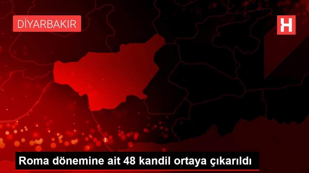 Roma dönemine ait 48 kandil ortaya çıkarıldı