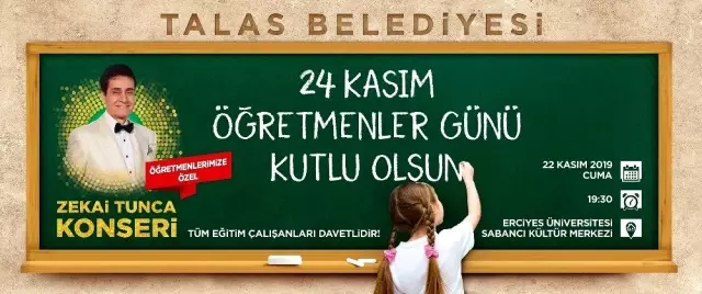Talas Belediyesi'nden öğretmenlere özel konser Talas Belediyesi'nden öğretmenlere özel konser