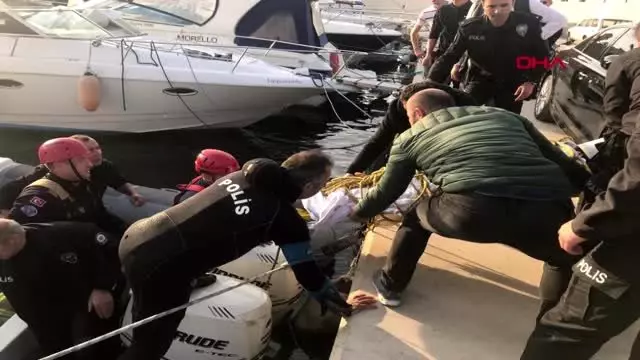 Genç kızın denize atlayıp intihara kalkıştığı anlar kamerada Genç kızın denize atlayıp intihara kalkıştığı anlar kamerada