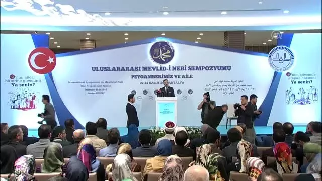 Diyanet İşleri Başkanı Erbaş, Uluslararası Mevlid-i Nebi Sempozyumu'nun açılışına katıldı