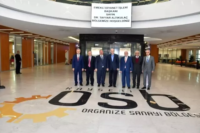 Emekli Diyanet İşleri Başkanı Dr. Tayyar Altıkulaç'dan Kayseri OSB'ye Ziyaret Emekli Diyanet İşleri Başkanı Dr. Tayyar Altıkulaç'dan Kayseri OSB'ye Ziyaret