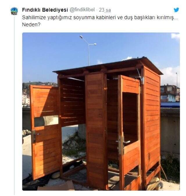 Fındıklı Belediyesi'nden Melih Gökçek'e gönderme: Fışkiyeyi kim kırdı?