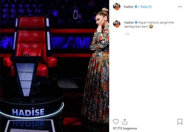 Hadise, aşk hayatıyla ilgili esprili bir paylaşım yaptı